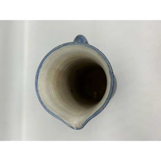 Image 1 of Pichet vintage avec décoration de flore par Dominique Baudart pour Vallauris, 1950