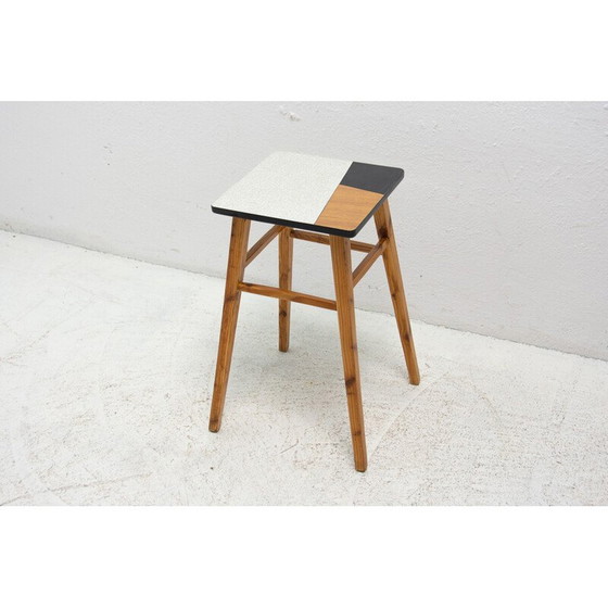 Image 1 of Jardinière vintage en formica et bois d'épicéa, années 1960