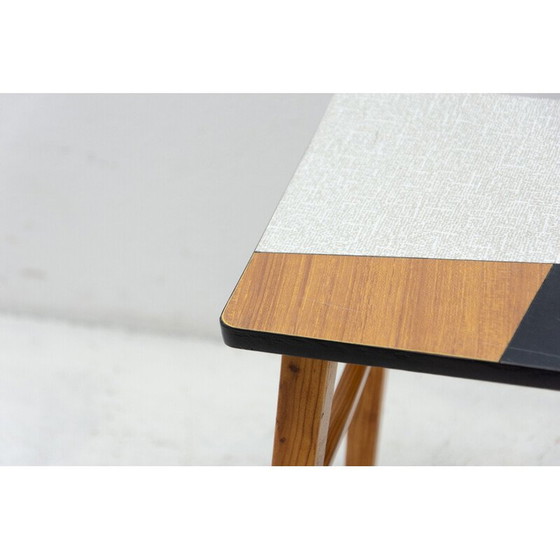 Image 1 of Jardinière vintage en formica et bois d'épicéa, années 1960