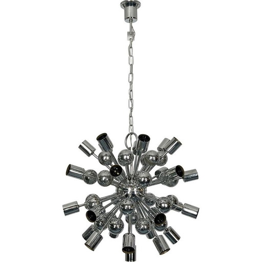 Spoutnik vintage chromé de Reggiani, Italie 1970