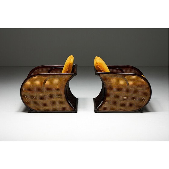 Image 1 of Fauteuils italiens vintage en bambou, 1970