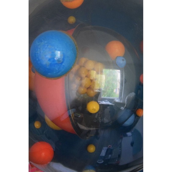 Image 1 of Sculpture vintage globe atomique univers pop art graff art 3D, 1970