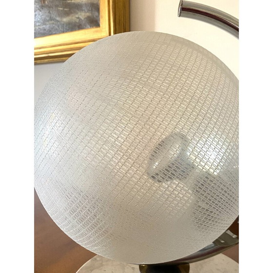 Image 1 of Lampe de table sphérique en verre de Murano pour Mazzega, Italie 1970