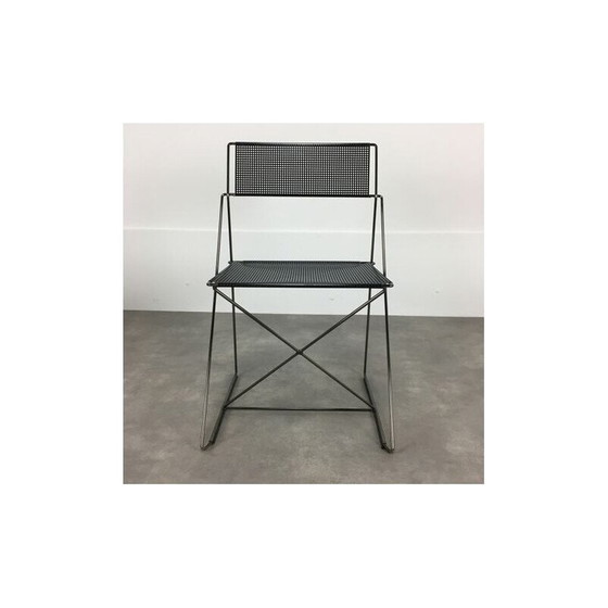 Image 1 of Ensemble de 6 chaises vintage X-Line par Niels Jorgen pour Magis, Italie 1980