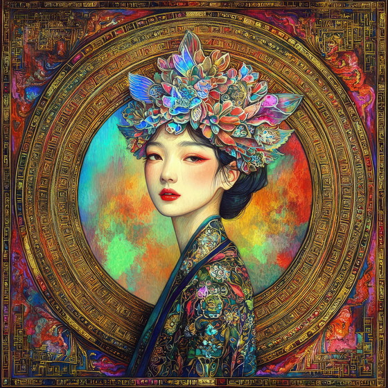 Image 1 of La petite couturière chinoise va à Bali : Une série d'art rare, à tirage limité - seulement 5 exemplaires