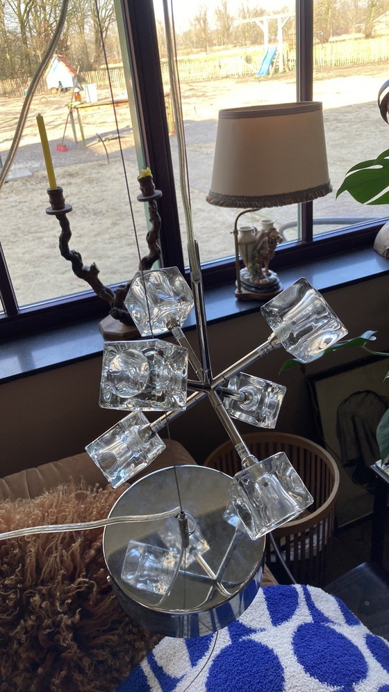 Image 1 of Lampe pendante glaçon vintage Ikea Isasa