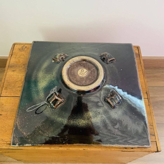 Image 1 of Bol carré rouge vintage par Matthieu Lievois