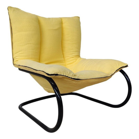 Image 1 of Paire de fauteuils en tissu vintage, Italie 1970