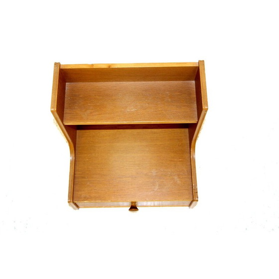 Image 1 of Console murale vintage en bois de chêne, Suède 1960
