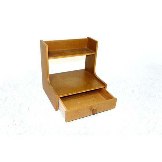 Image 1 of Console murale vintage en bois de chêne, Suède 1960
