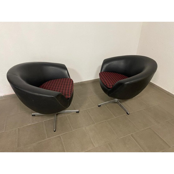 Image 1 of Paire de fauteuils pivotants vintage par UP Závody, Tchécoslovaquie 1970