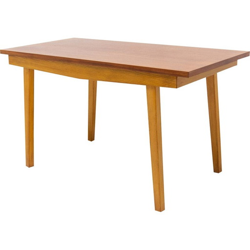 Table basse centrale du milieu du siècle, Tchécoslovaquie années 1960