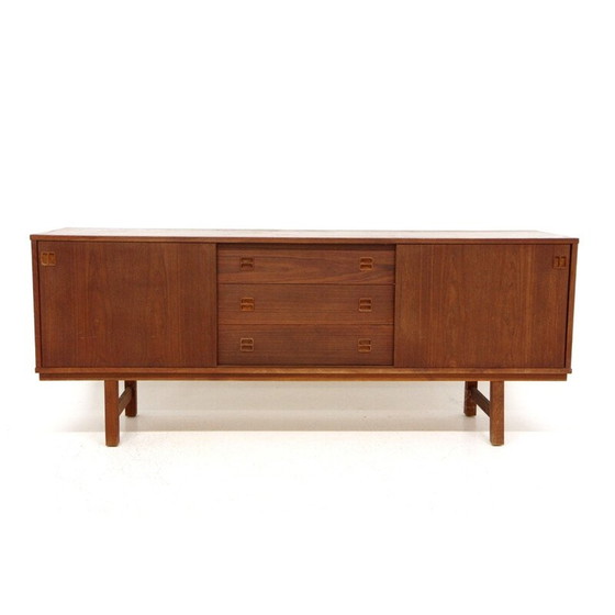 Image 1 of Buffet vintage en teck et hêtre, Suède 1960