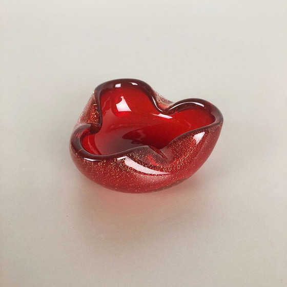 Image 1 of Cendrier vintage en verre de Murano, Italie 1970