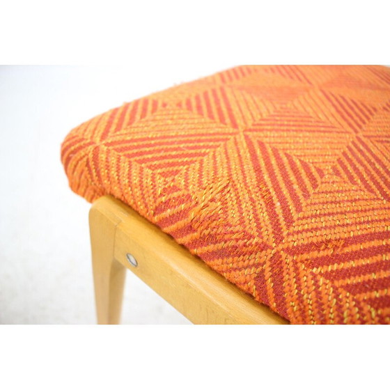 Image 1 of Paire de fauteuils réglables avec poufs par Thon, 1970.