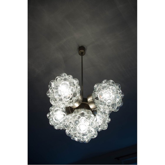 Image 1 of Lustre en verre vintage pour Kamenicky Senov, 1970