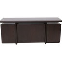 Buffet vintage en bois d'acajou avec table extractible par Giuseppe Scagliotti, 1970