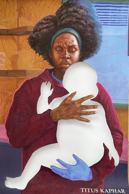 Titus Kaphar, Analogous Colors (2020), affiche d'exposition, imprimée aux États-Unis