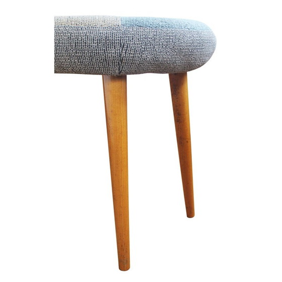 Image 1 of Tabouret en tissu du Mid Century, années 1960