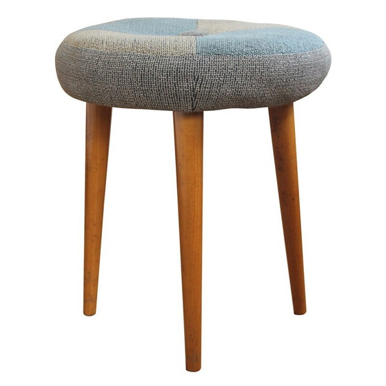 Image 1 of Tabouret en tissu du Mid Century, années 1960