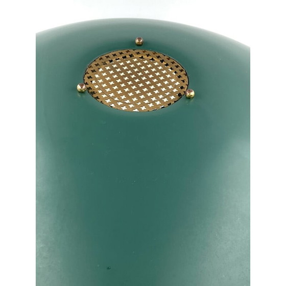 Image 1 of Lampe de table vintage vert pétrole, France 1960s