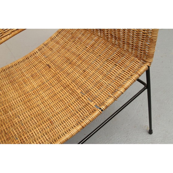 Image 1 of Fauteuil panier vintage par Herta Marta Witzemann pour Erwin Behr, 1960s