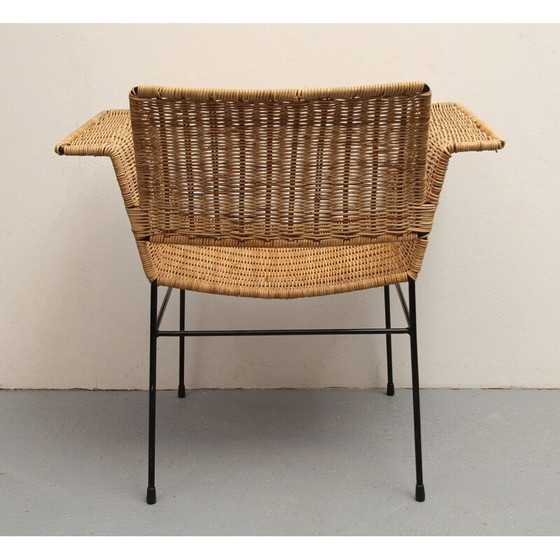 Image 1 of Fauteuil panier vintage par Herta Marta Witzemann pour Erwin Behr, 1960s