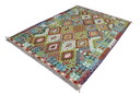 Original Old Style Kelim Afghan 247 X 178 Cm Top condition