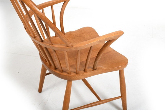 Image 1 of Fh38 Chaise Windsor de Frits Henningsen en chêne 1960Sx