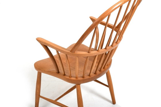 Image 1 of Fh38 Chaise Windsor de Frits Henningsen en chêne 1960Sx