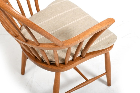 Image 1 of Fh38 Chaise Windsor de Frits Henningsen en chêne 1960Sx