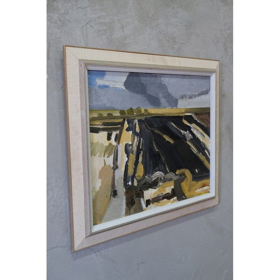 Image 1 of Lithographie vintage à l'huile de Bengt Sandberg, 1960