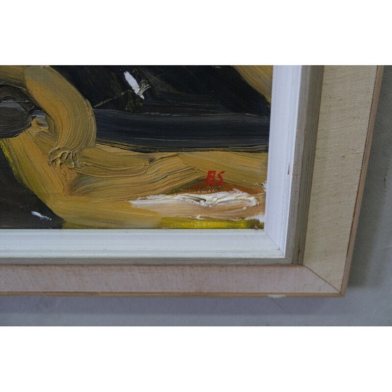 Image 1 of Lithographie vintage à l'huile de Bengt Sandberg, 1960