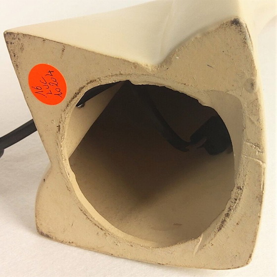 Image 1 of Lampe vintage "Concorde" en céramique blanche, 1960