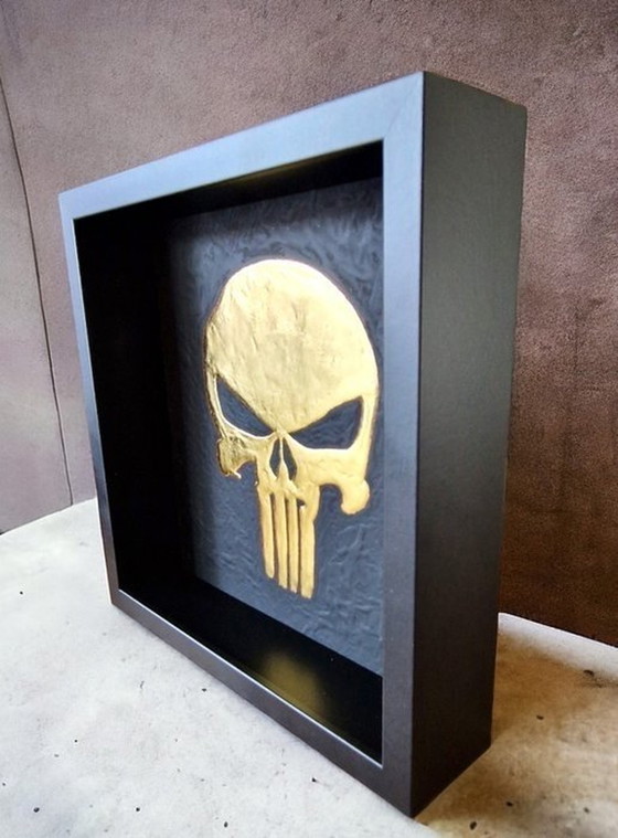 Image 1 of The Punisher 23 Kt. Feuille d'or Par Robert Mars