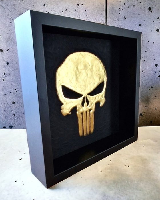 Image 1 of The Punisher 23 Kt. Feuille d'or Par Robert Mars