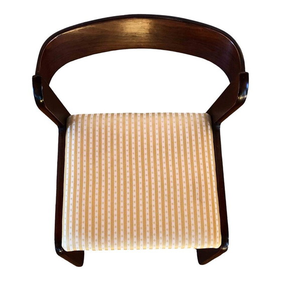 Image 1 of Ensemble de 6 chaises de salle à manger en hêtre vintage par Mario Sabot, italien, années 1970