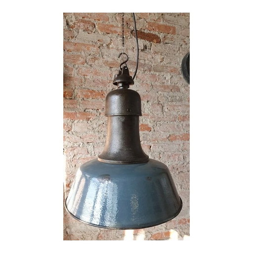 Lampe pendante Vintage Industrial OBz de Wilkasy A23, années 1950
