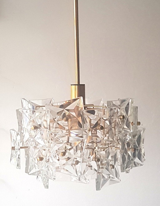 Lustre en cristal de Kinkeldey, années 1960