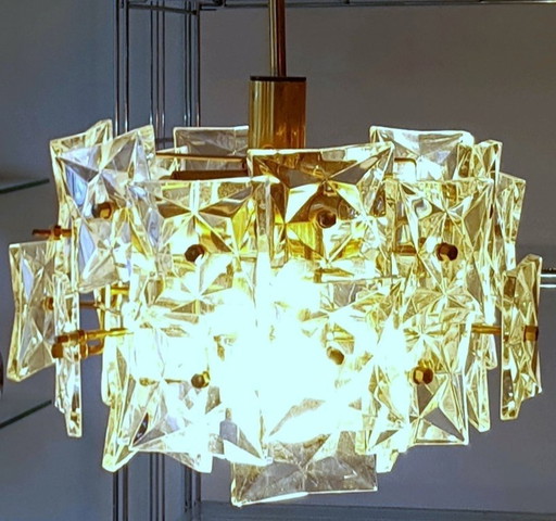 Lustre en cristal de Kinkeldey, années 1960