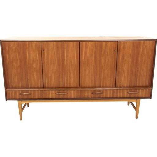 Vintage "Bokö" chest of drawers in teak and oak by Svante Skogh for Balder Möblerfabriken, Sweden 1960