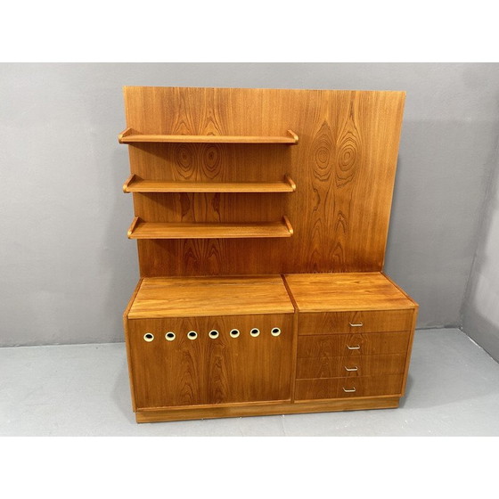 Image 1 of Système d'étagères murales du milieu du siècle par Český nábytek, Tchécoslovaquie années 1960.