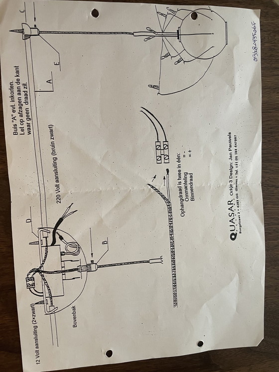 Image 1 of Lampe suspendue Quasar Orkje 3Lights