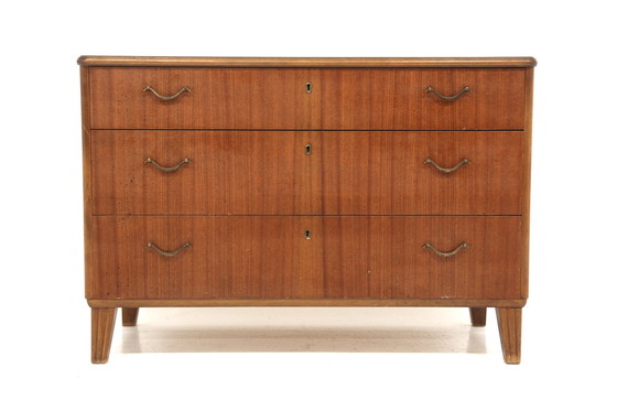 Image 1 of Commode Scandinave en Acajou, Suède, 1950