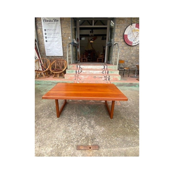 Image 1 of Vintage Danish teak coffee table by Niels Bach, 1960