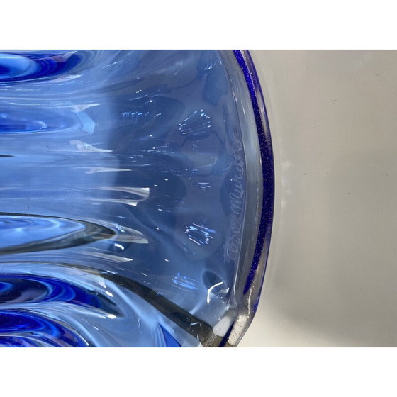 Image 1 of Paire de lampes vintage en verre de Murano par Toso, 1980