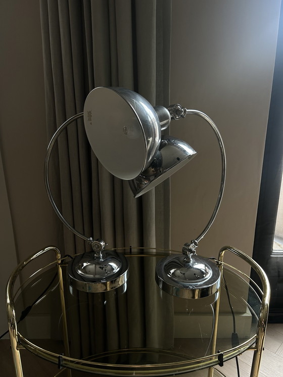 Image 1 of 2s Lampe de bureau Chrome