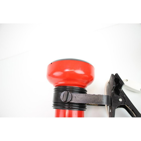 Image 1 of Paire d'appliques vintage en métal, chrome et plastique pour Elektrofem, Hongrie 1970