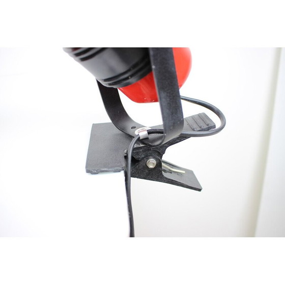 Image 1 of Paire d'appliques vintage en métal, chrome et plastique pour Elektrofem, Hongrie 1970