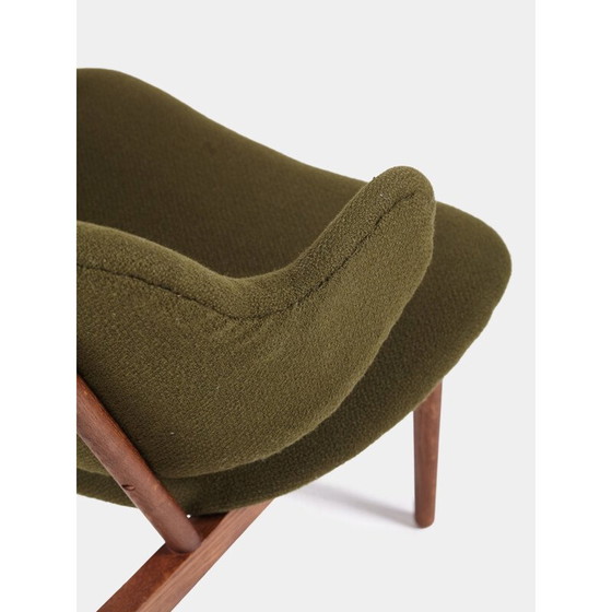 Image 1 of Fauteuil vintage à coquilles par Ib Kofod Larsen pour Christensen & Larsen, 1960